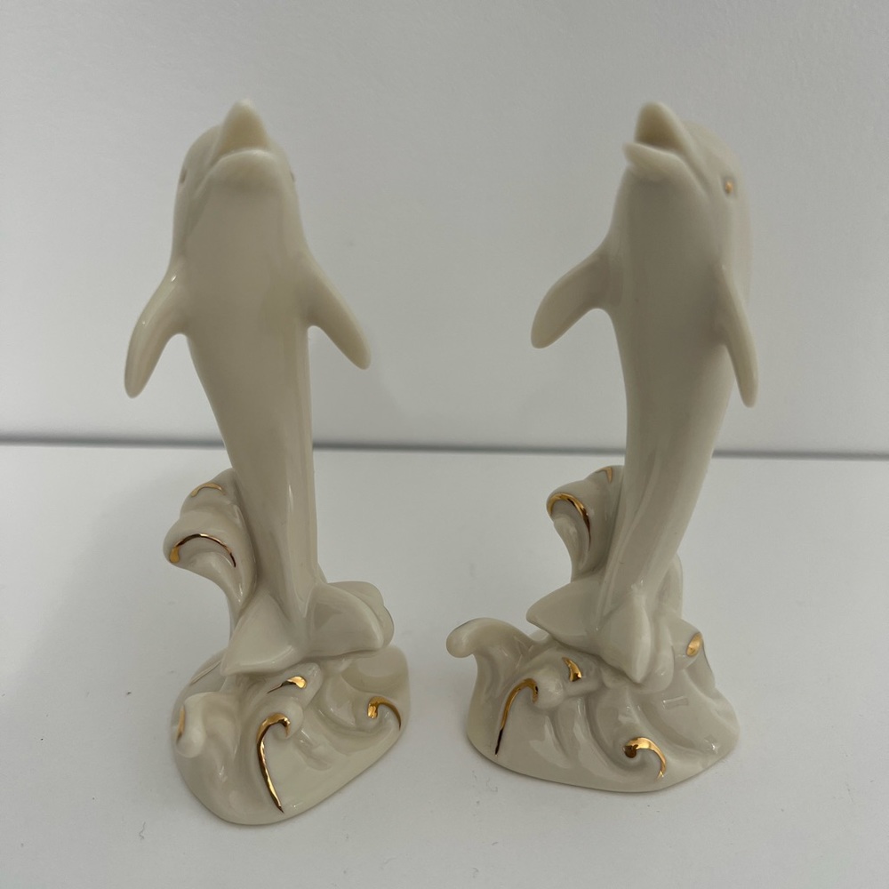 Vintage Lenox Porcelain Jumping Dolphins